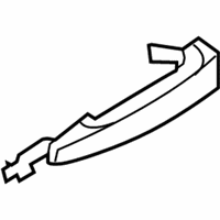 OEM 2009 BMW M3 Right Outside Grab Handle - 51-21-7-207-564