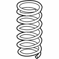OEM 2012 Acura TL Spring, Rear - 52441-TK4-A02