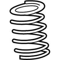 OEM 2010 Ford Explorer Sport Trac Coil Spring - 9A2Z-5310-A