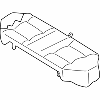 OEM 2000 Nissan Sentra Cushion Assembly Rear Seat - 88300-5M104