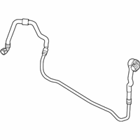 OEM 2020 BMW X7 LINE FROM RADIATOR - 17-12-5-A02-2E9