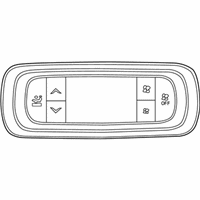 OEM 2017 Chrysler Pacifica Air Conditioner And Heater Control - 68223336AF