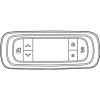 OEM Chrysler Pacifica Air Conditioner Control Switch - 68223337AF