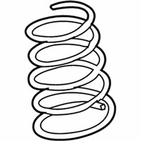 OEM 2007 Toyota Highlander Coil Spring - 48131-48530