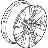 OEM 2012 Chevrolet Equinox Wheel, Alloy - 9598557