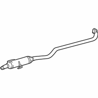 OEM 1998 Toyota Corolla Center Pipe - 17420-0D050