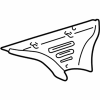 OEM 1999 Toyota Corolla Heat Shield - 17168-22010