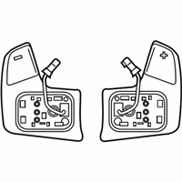 OEM 2021 BMW 740i xDrive Set, Shift Paddles - 61-31-9-372-496