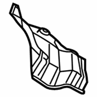 OEM Lexus IS F Insulator, Front Floor Heat, NO.4 - 58156-30120