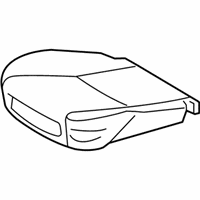 OEM 2017 Toyota 4Runner Seat Cushion Pad - 71502-35020