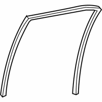 OEM 2019 Toyota Camry Run Weatherstrip - 68152-06170