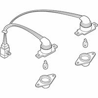 OEM 2000 Nissan Quest Lamp Licence - 26510-7B200