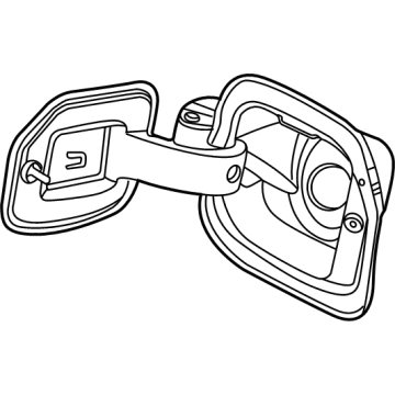 OEM Ford HOUSING - FUEL TANK FILLER PIP - M2DZ-5427936-A