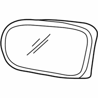 OEM 2004 Oldsmobile Alero Mirror Kit, Outside Rear View - 88892495