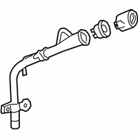 OEM 2020 Acura MDX Pipe, Fuel Filler - 17650-TRX-A03