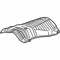 OEM Acura TL Plate A, Front Floor Heat Baffle - 74601-TK5-A00