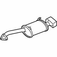 OEM Acura TL Muffler, Driver Side Exhaust - 18305-TK5-305