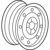 OEM Honda Element Disk, Wheel (16X6 1/2Jj) (Topy) - 42700-SCV-A40