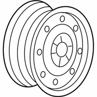 OEM 2006 Honda Element Disk, Wheel (16X6 1/2Jj) (Topy) - 42700-SCV-A40