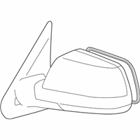 OEM 2012 Toyota Sequoia Mirror Assembly - 87910-0C271-C0