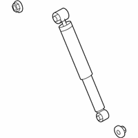 OEM 2019 Nissan Rogue Shock Absorber Kit-Rear - E6210-4BA1D