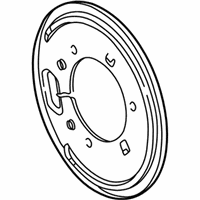 OEM 2002 Pontiac Aztek Shield, Rear Parking Brake (LH) - 18044589
