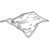 OEM 2020 Lexus LC500h Panel Sub-Assembly, Center - 58201-11900
