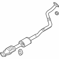 OEM Hyundai Center Muffler Assembly - 28600-1R220