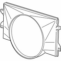 OEM 1992 Ford E-350 Econoline Cooling Fan Shroud - F2TZ8146C