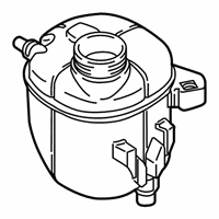 OEM BMW 540i xDrive Engine Coolant Reservoir - 17-13-9-485-733