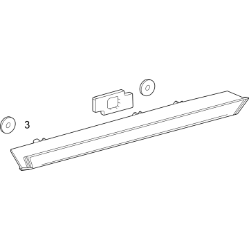 OEM 2020 Toyota Highlander High Mount Lamp - 81570-0E040