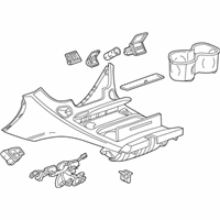 OEM 2019 Chevrolet Suburban Console Assembly - 84509415