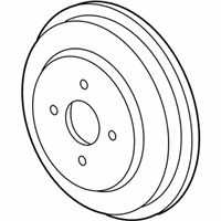 OEM Chevrolet Cobalt Brake Drum - 22671542