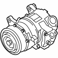 OEM 2014 BMW X1 Air Conditioning Compressor With Magnetic Coupling - 64-52-9-223-694