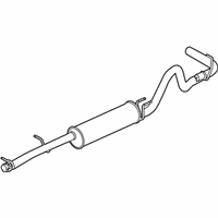 OEM Ford E-250 Muffler & Pipe - 7C2Z-5230-B