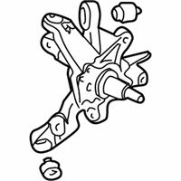 OEM 2006 Honda Accord Knuckle, Right Rear (Disk) - 52210-SDA-A50