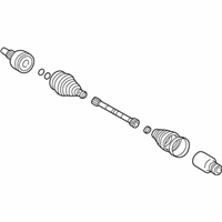 OEM 2007 Ford Escape Axle Assembly - 6L8Z-3A428-C