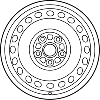 OEM 2018 Toyota Camry Wheel, Steel - 42611-06D90
