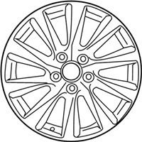OEM 2021 Toyota Camry Wheel, Alloy - 42611-06E01
