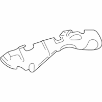 OEM 2004 Lexus GS430 Insulator, Exhaust Manifold Heat, NO.1 - 17167-50150