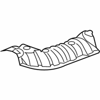 OEM 2008 Toyota Yaris Heat Shield - 58156-52020