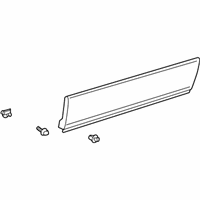 OEM 1999 Lexus ES300 Moulding Sub-Assy, Front Door, Outside RH - 75071-33050-E5