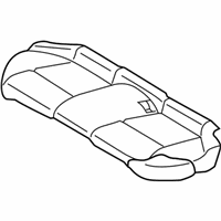 OEM 2014 Infiniti Q50 Cushion Assy-Rear Seat - 88300-4GM1A