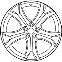 OEM 2013 Toyota Venza Wheel, Alloy - 4261A-0T020