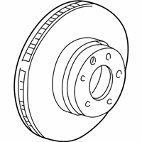 OEM 2001 BMW Z8 Brake Disc, Ventilated - 34-11-1-165-072