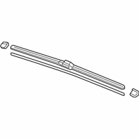OEM Acura RLX Windshield Wiper Blade (500MM) (Passenger Side) - 76630-TY2-A01