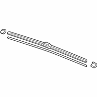 OEM 2014 Acura RLX Windshield Wiper Blade (500MM) (Passenger Side) - 76630-TY2-A01