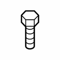 OEM BMW 535d Hexagon Screw With Flange - 51-21-7-223-086