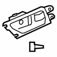 OEM 2016 Lexus GS450h Front Door Inside Handle Sub-Assembly, Left - 69280-30060