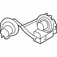 OEM Hyundai Rear Combination Holder & Wiring, Exterior - 92480-C2000